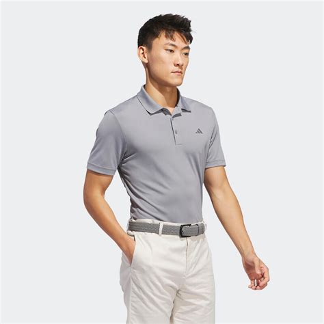 adidas herren golf poloshirt gelb grau|Golf.